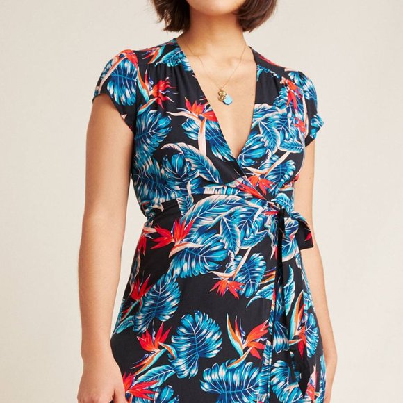 Anthropologie Ibiza Wrapped Maxi Dress - Picture 4 of 6